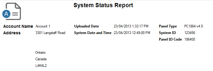 StatusReport AccountandPanelInfo.png